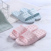Bathroom Slippers Hollow Style Soft Bottom Non-slip Thick Slippers