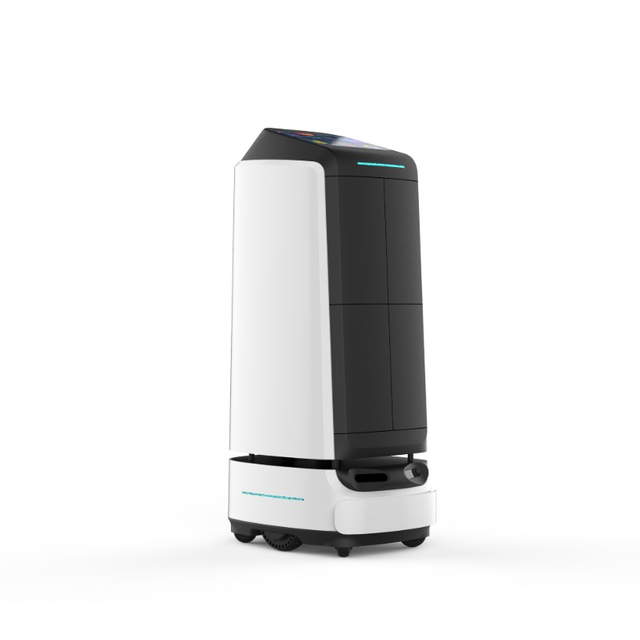 Hotel Delivery Smart Navigation Smart Screen Double-cabin Delivery Robot