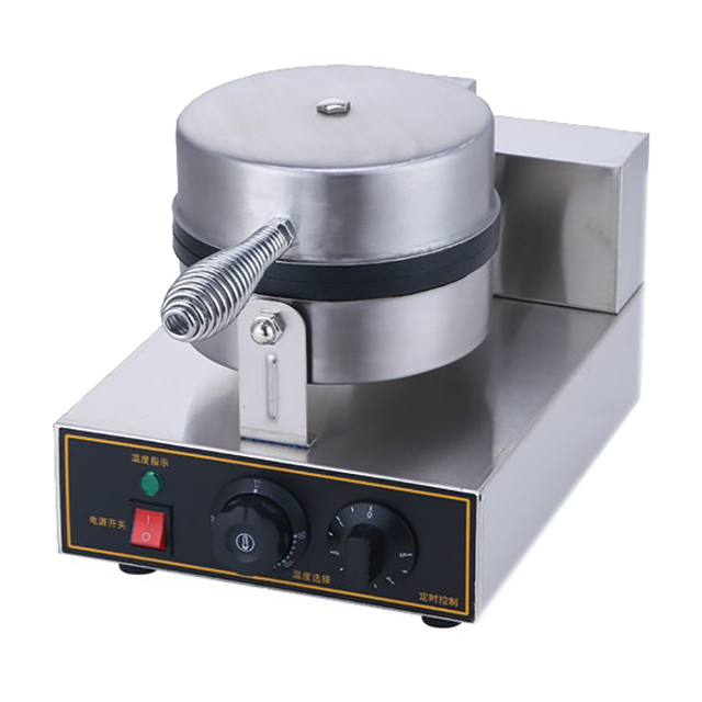 Non-stick Coating 250℃ Temperature Control Single Head Waffle Maker