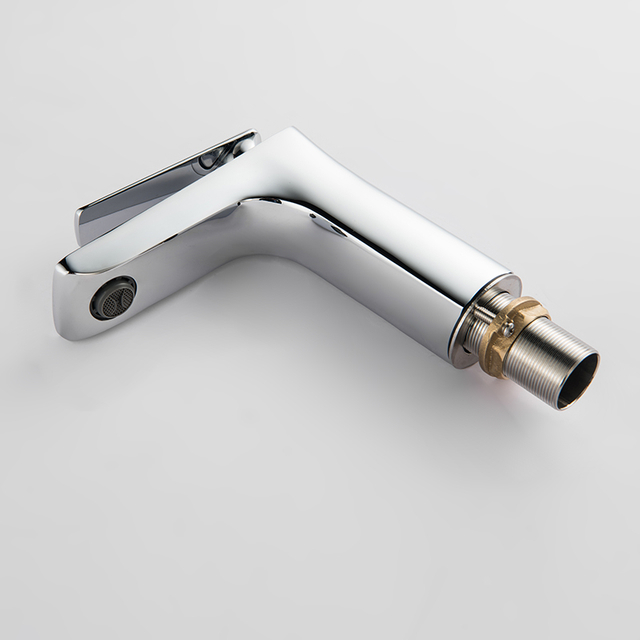 Chrome Plated Hot And Cold Basin Mixer Faucet for Bathroom