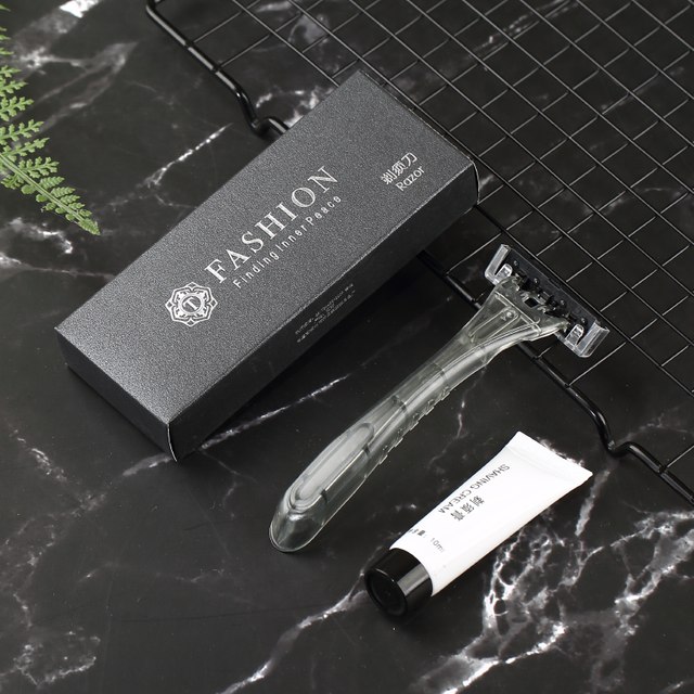 Hotel Disposable Razor Set with 10g Shaving Foam