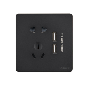 5-Hole Wall Socket with USB Ports