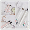 Soft Film Packaging Disposable Toothbrush Set Round Rod Toothbrush Set