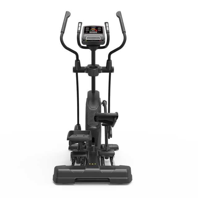 Commercial Fitness Equipment 150kg Load-bearing LED Backlight Display Elliptical Machine