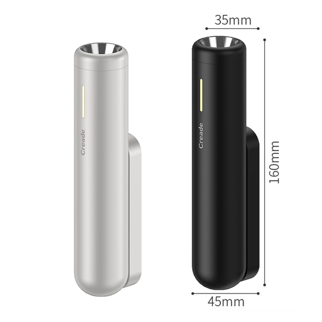 Hotel Wall-Mounted Emergency Flashlight K-SD001 – Grey / Black