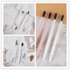 Soft Film Packaging Disposable Toothbrush Set Round Rod Toothbrush Set