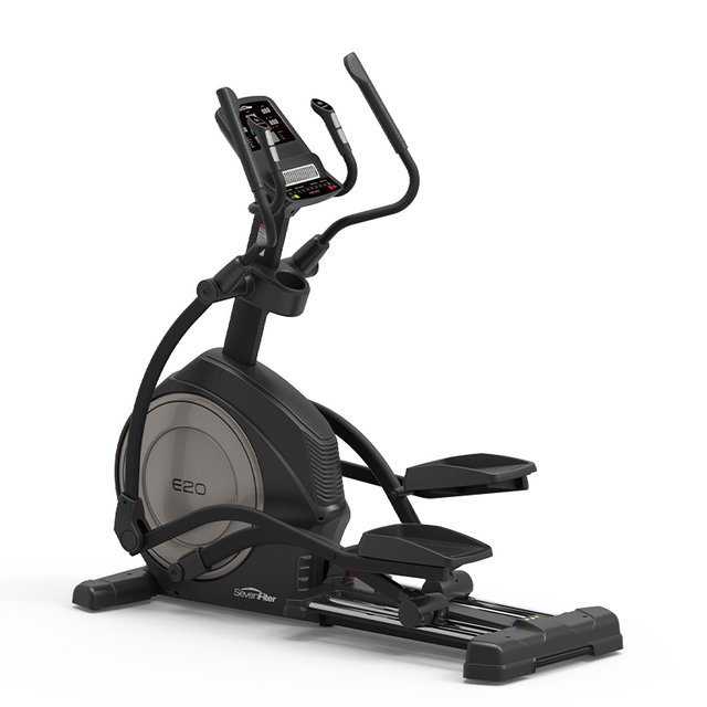 Commercial Fitness Equipment 150kg Load-bearing LED Backlight Display Elliptical Machine