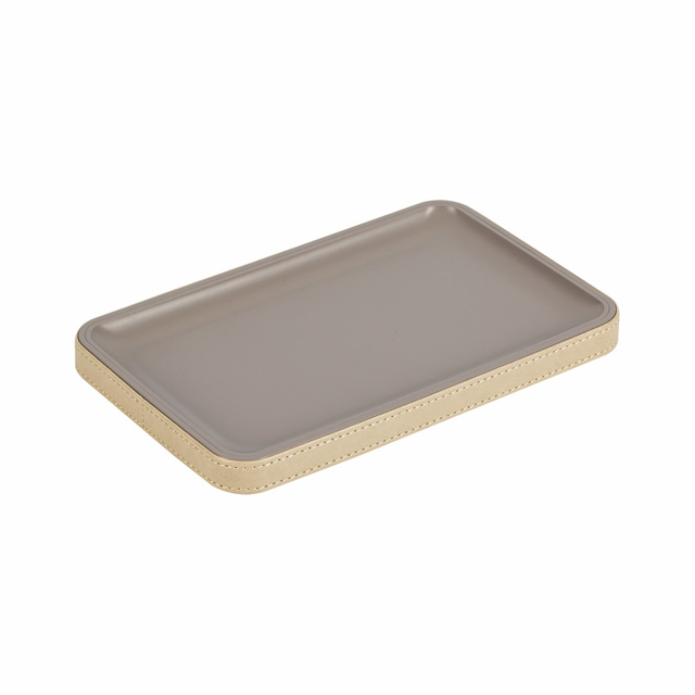 JF337L Hotel Room Tray Leather Material Tray Towel Tray