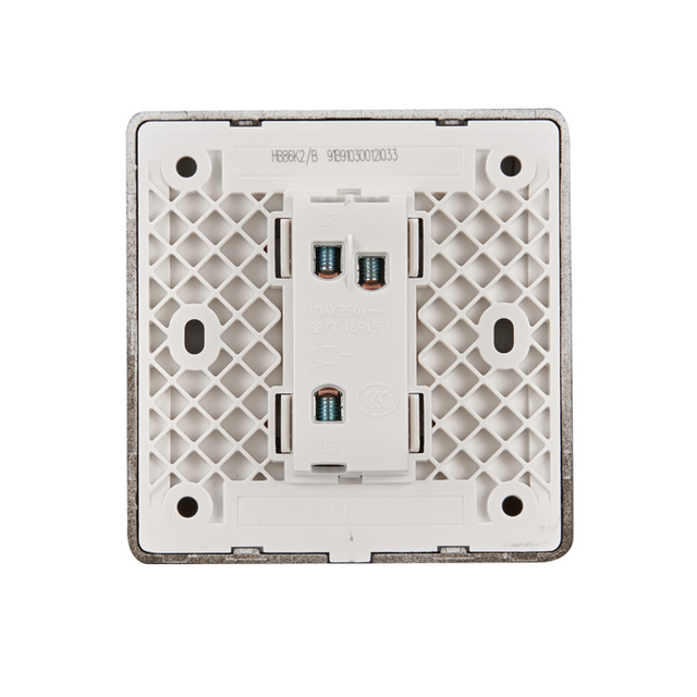 Power Panel Switch Matte Black 1-Gang 2-Way Switch