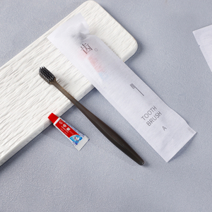 Hotel Disposable Dental Kit with Toothbrush And 3g Toothpaste in Nonwoven Bag