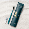 Hotel Disposable Luxury Toothbrush Set 7.5g Peacock Green Brush Plus 3g Paste