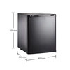 Dellware XC-30 Fully Silent Hotel Room Fridge 30L Black 