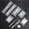 Non Plastic Bamboo Charcoal Bristles Straw Toothbrush Set