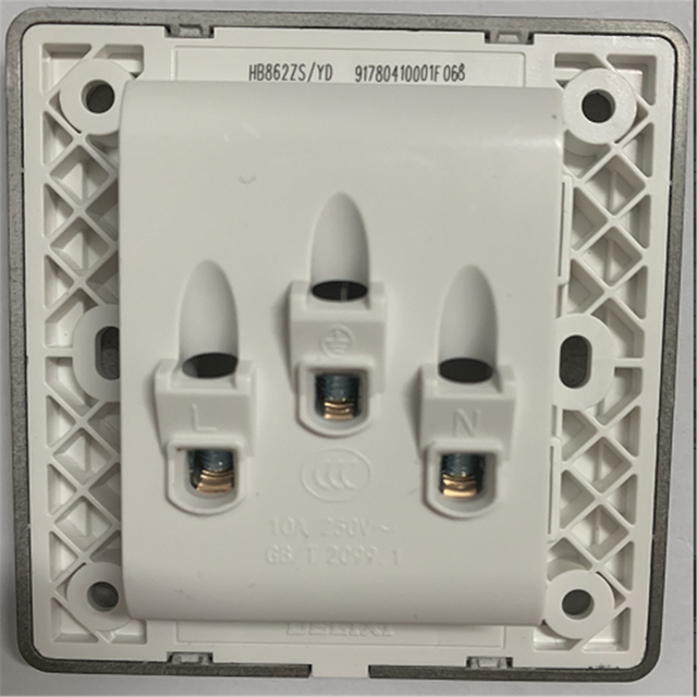 86 Type Universal Socket Matte Black Seven-hole Socket Panel