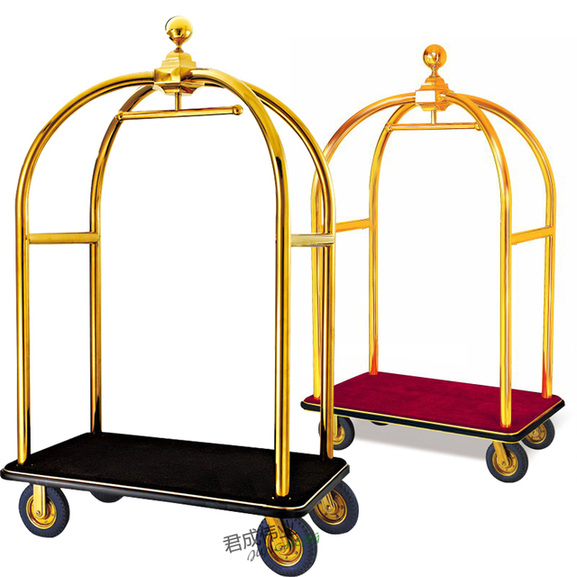 XL-3A Stainless Steel Luggage Trolley for Hotel