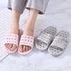 Bathroom Slippers Hollow Style Soft Bottom Non-slip Thick Slippers