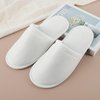 Beautiful Cloth Slippers White Set Bottom