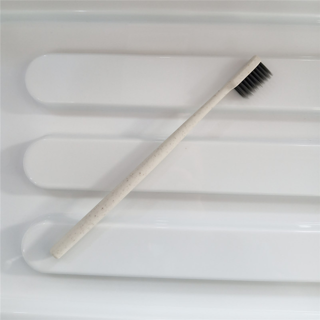 Disposable Toothbrush Set in Soft Film Packaging 9g Straw Toothbrush + 3g Toothpaste