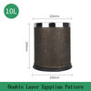 10L Hotel Room Double Layer Trash Can
