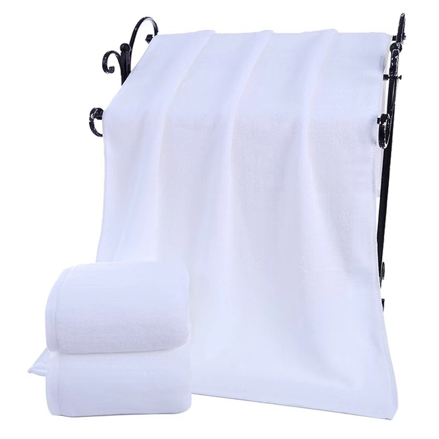 600g 32s Cotton Plain Weave Bath Towel Hotel Towel