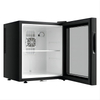 BC-30CF Hotel Room Fridge 30L Black with Glass Door