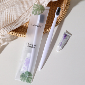 Crabtree Turtle Leaf Grass Series Disposable Toothbrush Set Toothbrush + 3g Crabtree Toothpaste