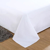 Hotel Room Bed Sheets 40*40 Cotton Skin-friendly Pure White Bed Sheets