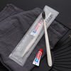 Non Plastic Bamboo Charcoal Bristles Straw Toothbrush Set
