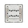 Power Panel Switch Matte Black 4-Gang 1-Way Switch