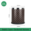 10L Hotel Room Double Layer Trash Can