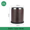 10L Hotel Room Double Layer Trash Can