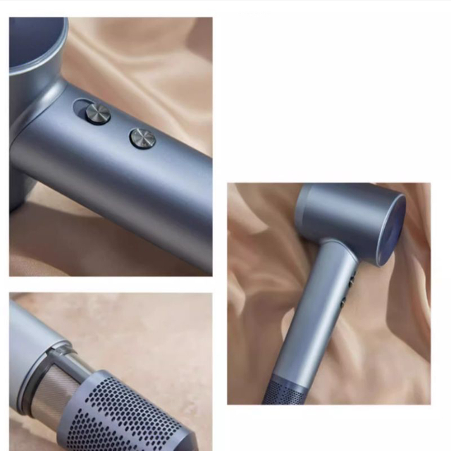Leifen LF03 Negative Ion Low Noise Fast Drying Hair Dryer Dark Gray