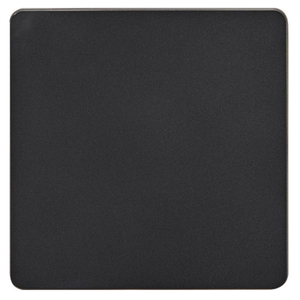 Black Blank Wall Plate