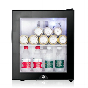 BC-30CF Hotel Room Fridge 30L Black with Glass Door