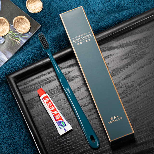 Toothbrush Set 10.5g MUJI Malachite Green Soft Bristle Toothbrush + 6g Toothpaste