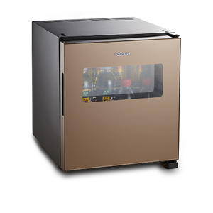 Dellware XC-18T Hotel Room Fridge 14.5L Gold / Black Silent