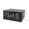 ORBITA OBT-2042MJ Hotel Safe Box, Black & Orange Finish 5mm Cold Rolled Steel Security Safe with Audit Trail, 4 Opening Methods for Hotel Rooms