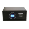 ORBITA OBT-2042MG Hotel Safe Box, Black & Orange Finish 5mm Cold Rolled Steel Security Safe with Audit Trail, 4 Opening Methods for Hotel Rooms
