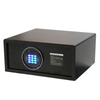 ORBITA OBT-2042MG Hotel Safe Box, Black & Orange Finish 5mm Cold Rolled Steel Security Safe with Audit Trail, 4 Opening Methods for Hotel Rooms