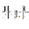 E3042 Stainless Steel Hotel Smart Door Lock, Moisture-proof M11 & Fire-retardant Electronic Lock, RFID Lock