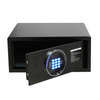 ORBITA OBT-2042MG Hotel Safe Box, Black & Orange Finish 5mm Cold Rolled Steel Security Safe with Audit Trail, 4 Opening Methods for Hotel Rooms